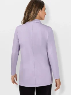Shirtjacke mit Glitzer-Effekten