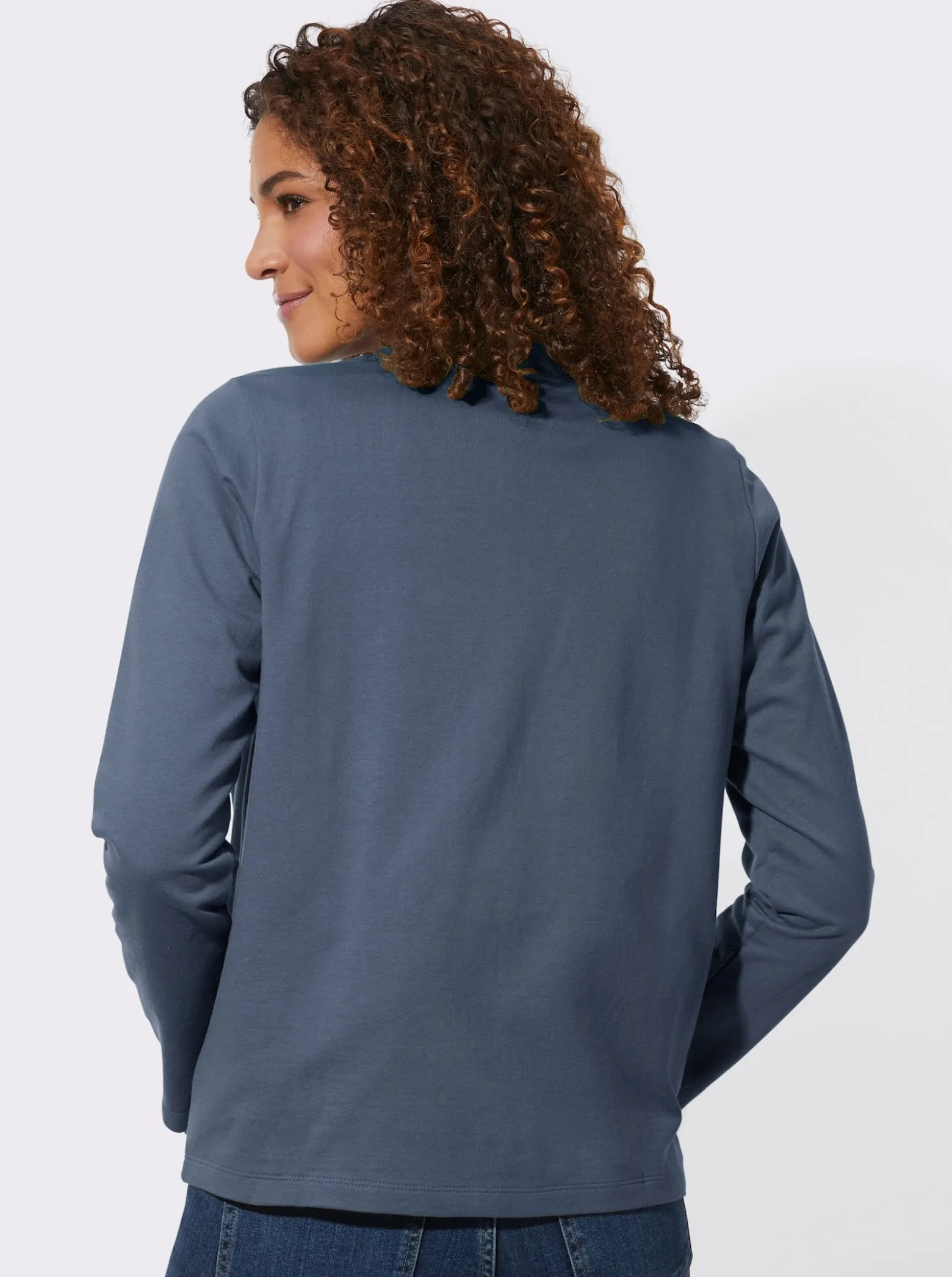 Shirtjacke mit Känguru-Taschen
