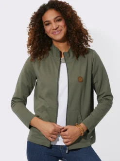 Shirtjacke mit Känguru-Taschen