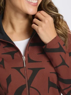 Shirtjacke mit Lettering-Druck
