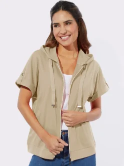 Shirtjacke mit Rücken-Print
