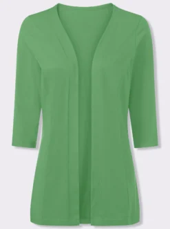 Shirtjacke mit 3/4-Ärmeln
