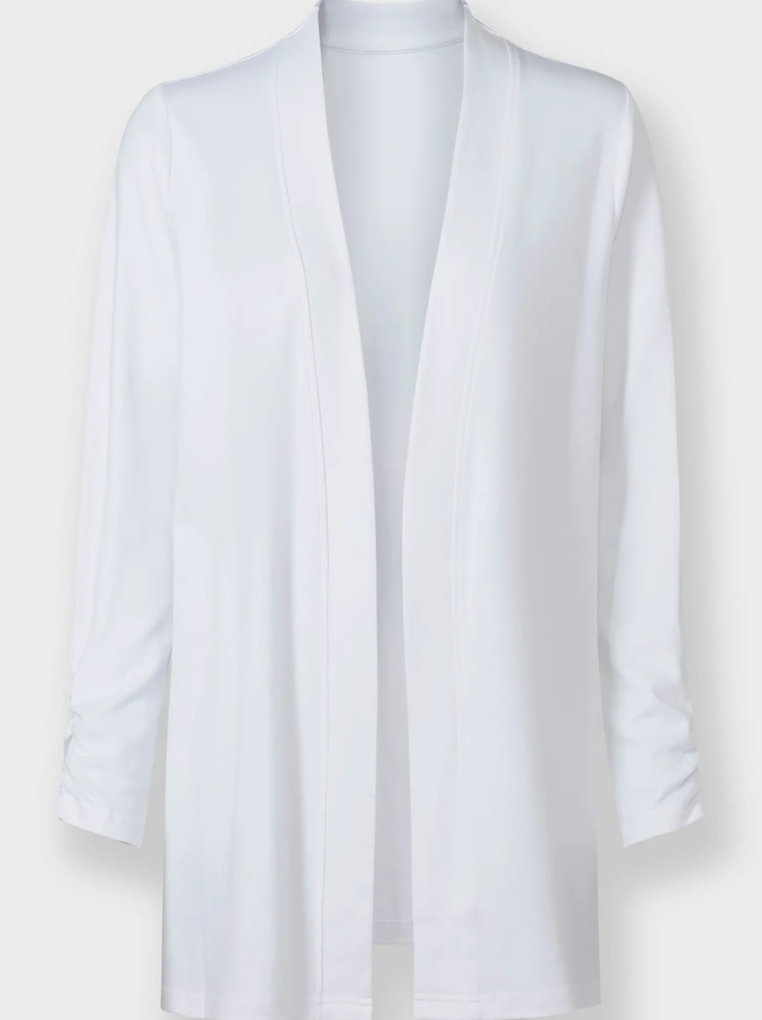 Shirtjacke mit Ärmel-Raffungen
