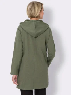 Shirtjacke mit Seitenschlitzen