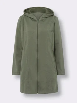 Shirtjacke mit Seitenschlitzen