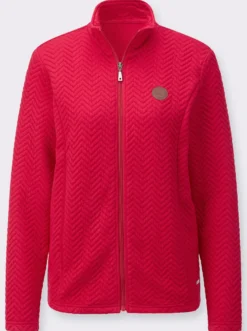 Shirtjacke mit Stehkragen