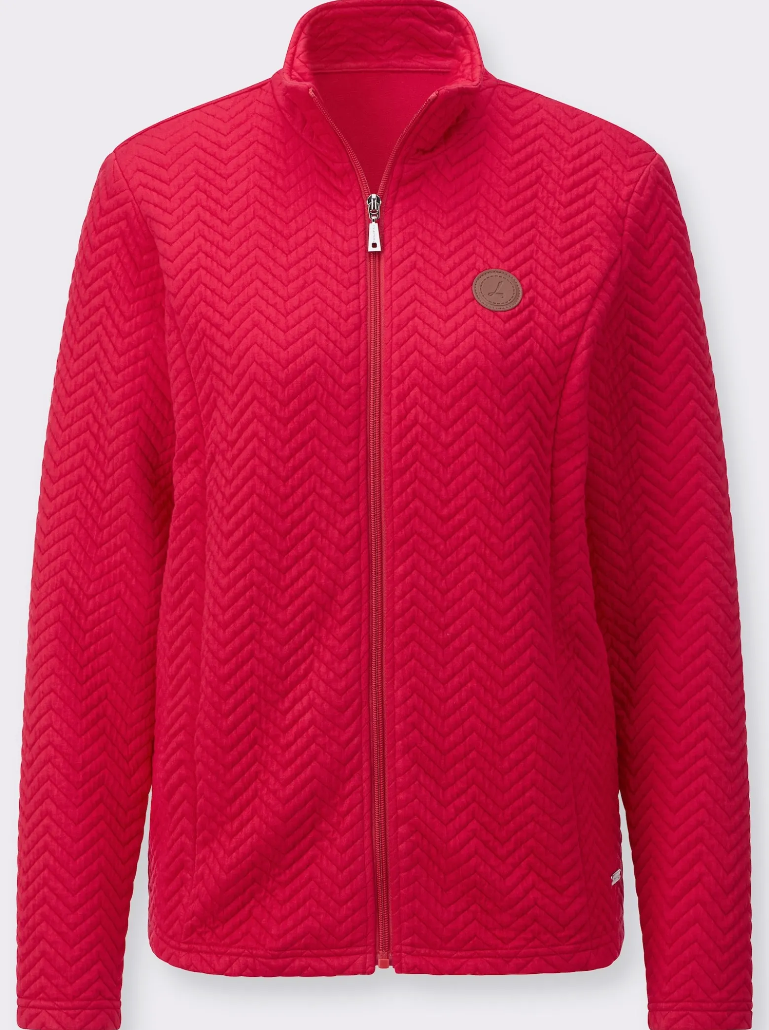 Shirtjacke mit Stehkragen