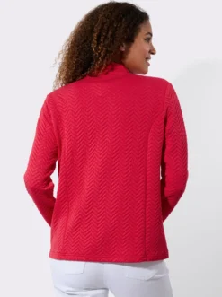 Shirtjacke mit Stehkragen