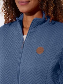 Shirtjacke mit Stehkragen