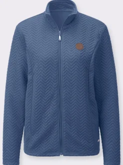 Shirtjacke mit Stehkragen