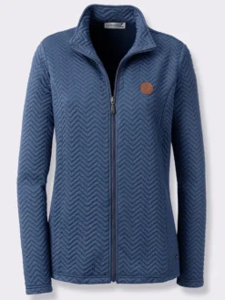 Shirtjacke mit Stehkragen