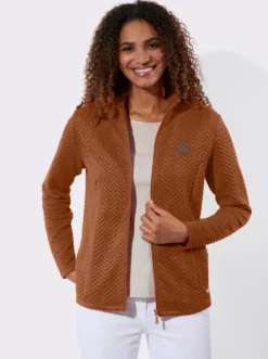 Shirtjacke mit Stehkragen