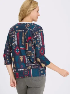 Shirtjacke mit zipfeligem Saum