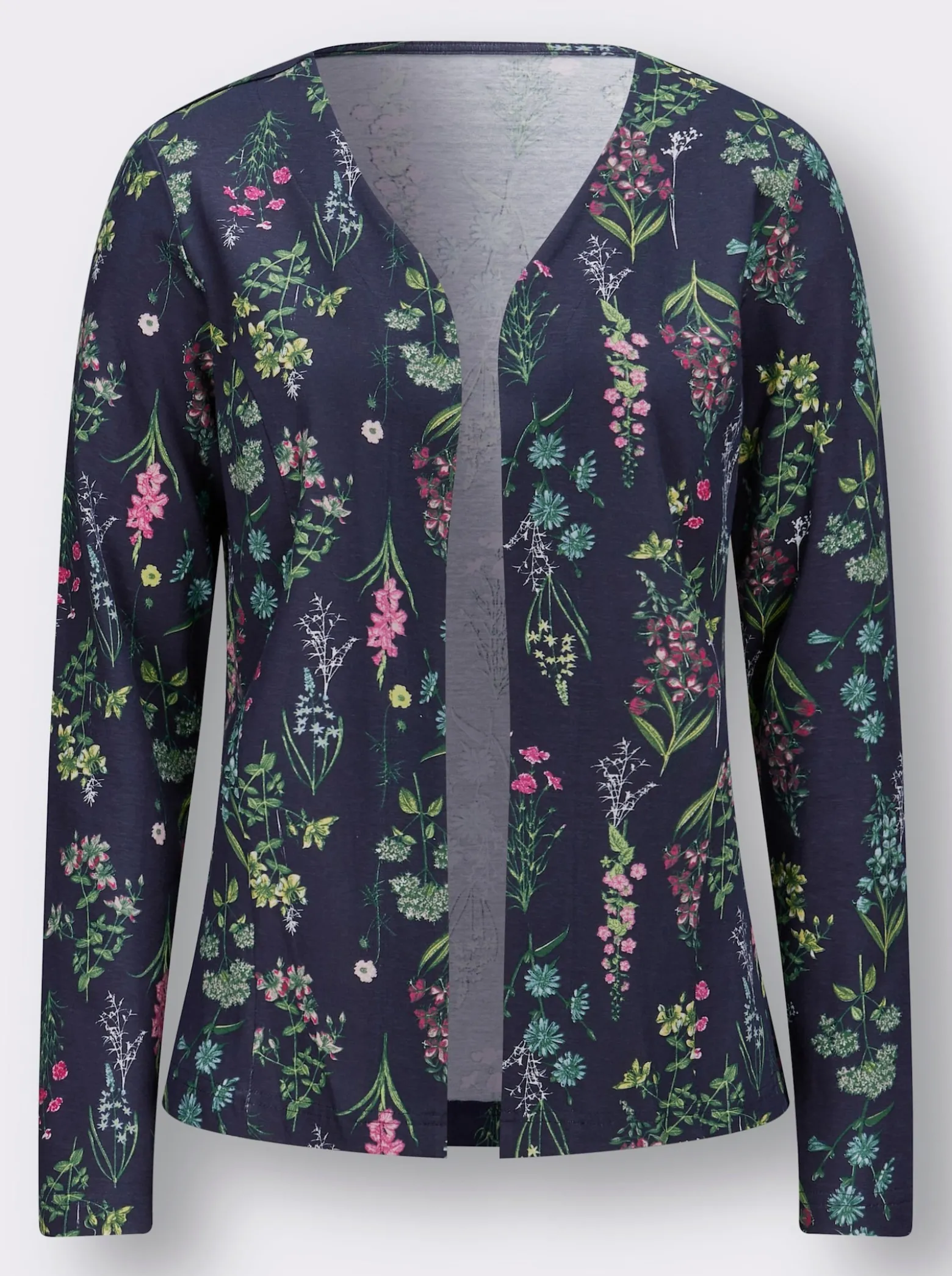 Shirtjacke ohne Verschluss