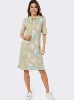 Shirtkleid mit Buchstaben-Druck