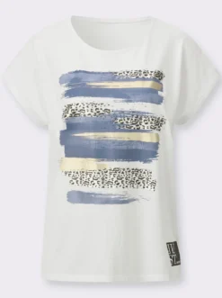 Shirt mit Leo-Print