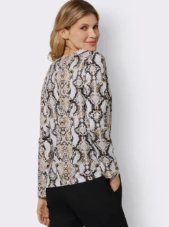 Shirt mit Schlangen-Muster
