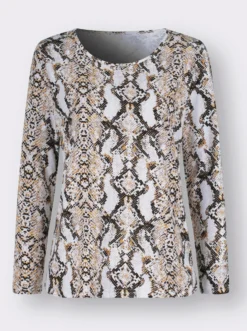 Shirt mit Schlangen-Muster