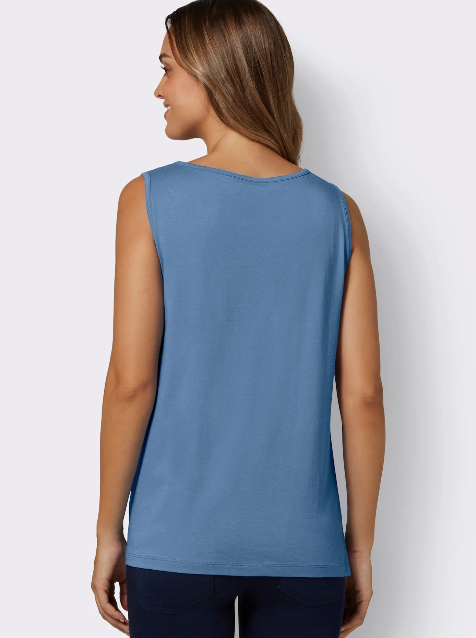 Shirttop im farbharmonischen Druckmuster