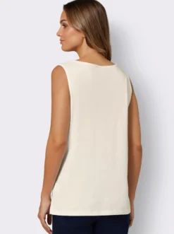 Shirttop im farbharmonischen Druckmuster