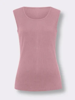 Shirttop in Ripp-Qualität