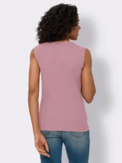 Shirttop in Ripp-Qualität