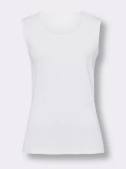 Shirttop in Ripp-Qualität