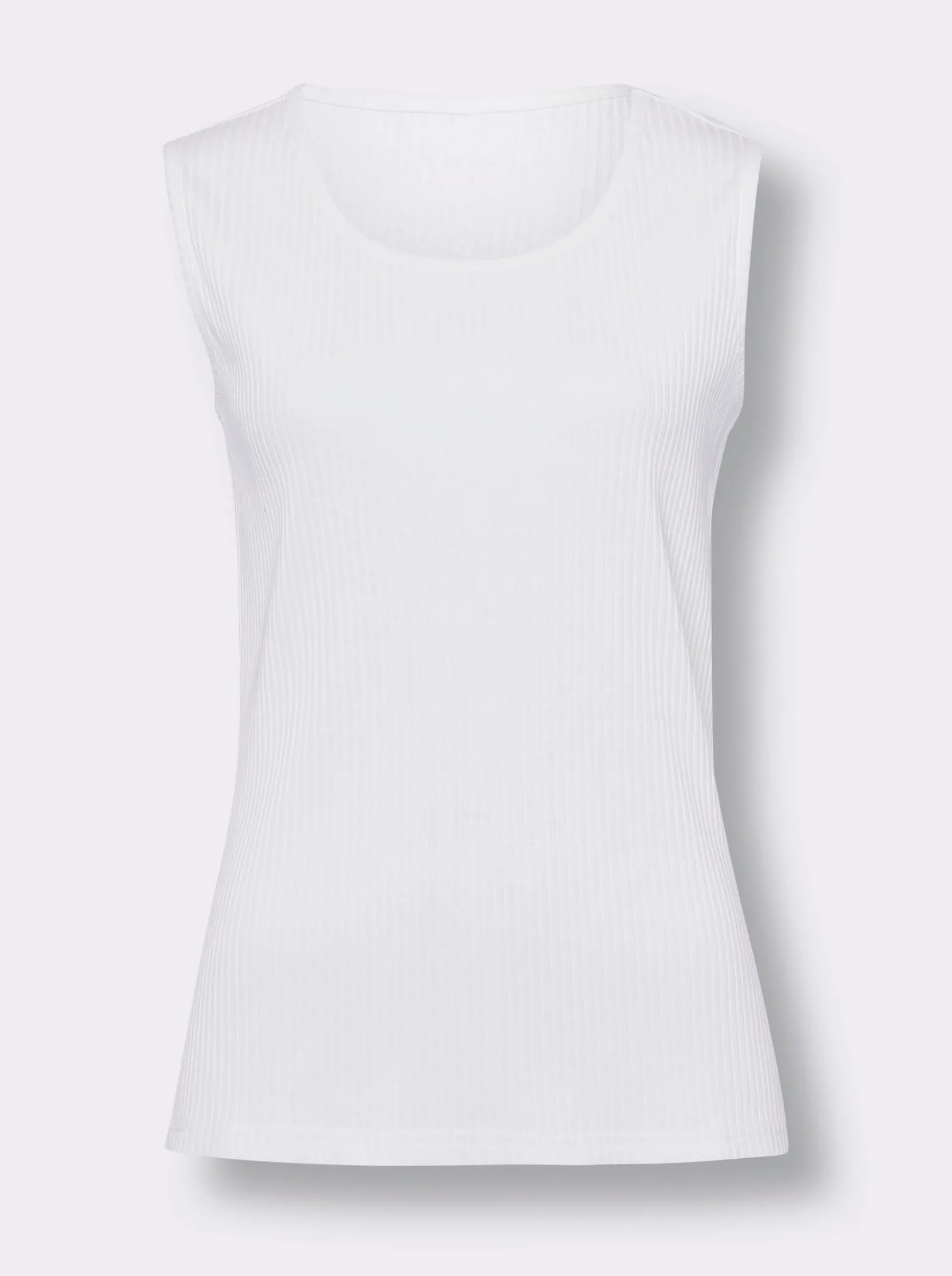 Shirttop in Ripp-Qualität