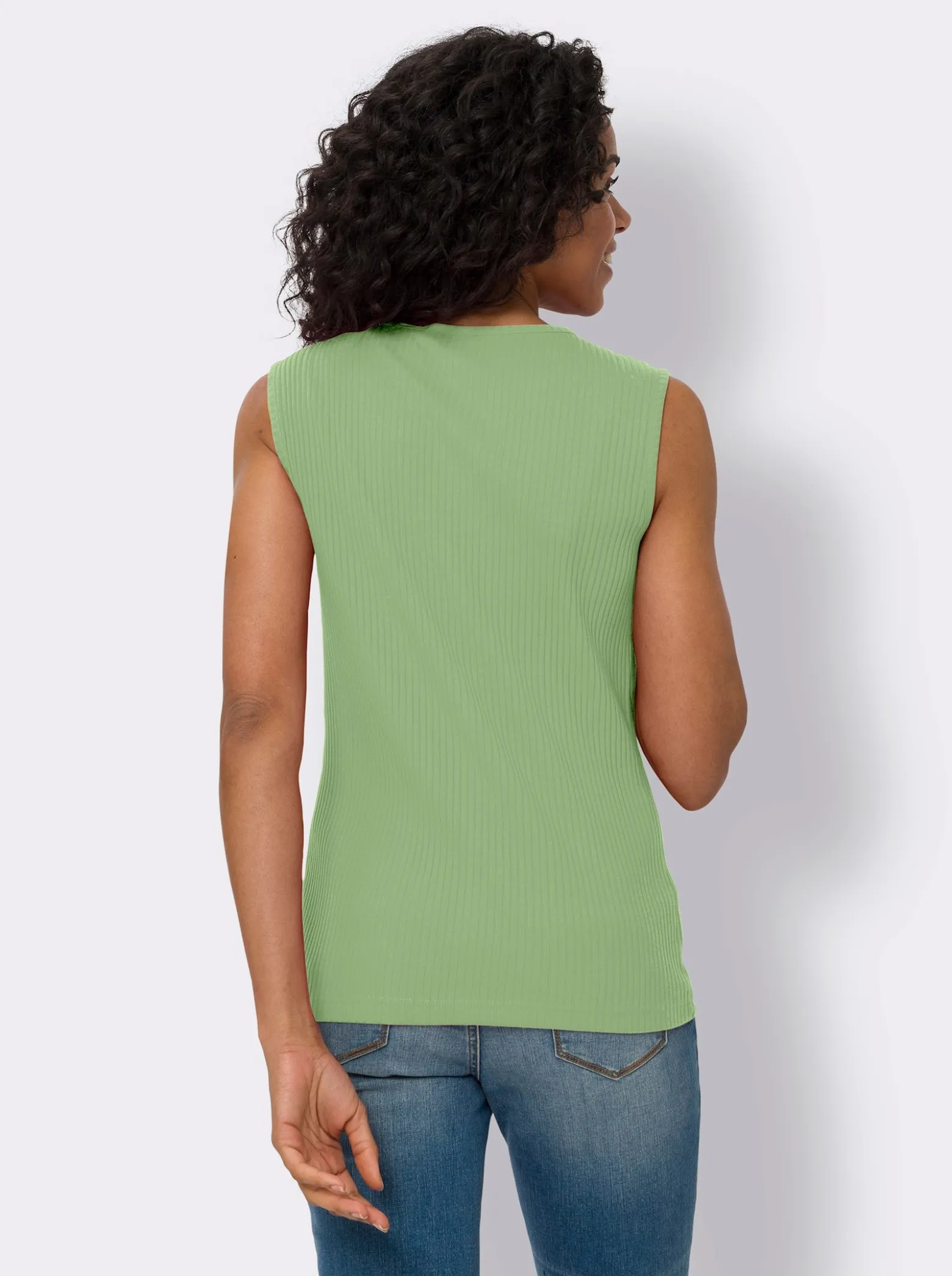 Shirttop in Ripp-Qualität