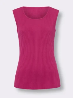 Shirttop in Ripp-Qualität