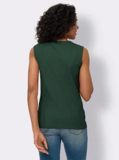 Shirttop in Ripp-Qualität