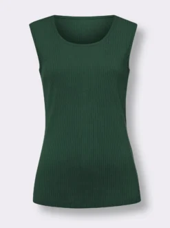 Shirttop in Ripp-Qualität