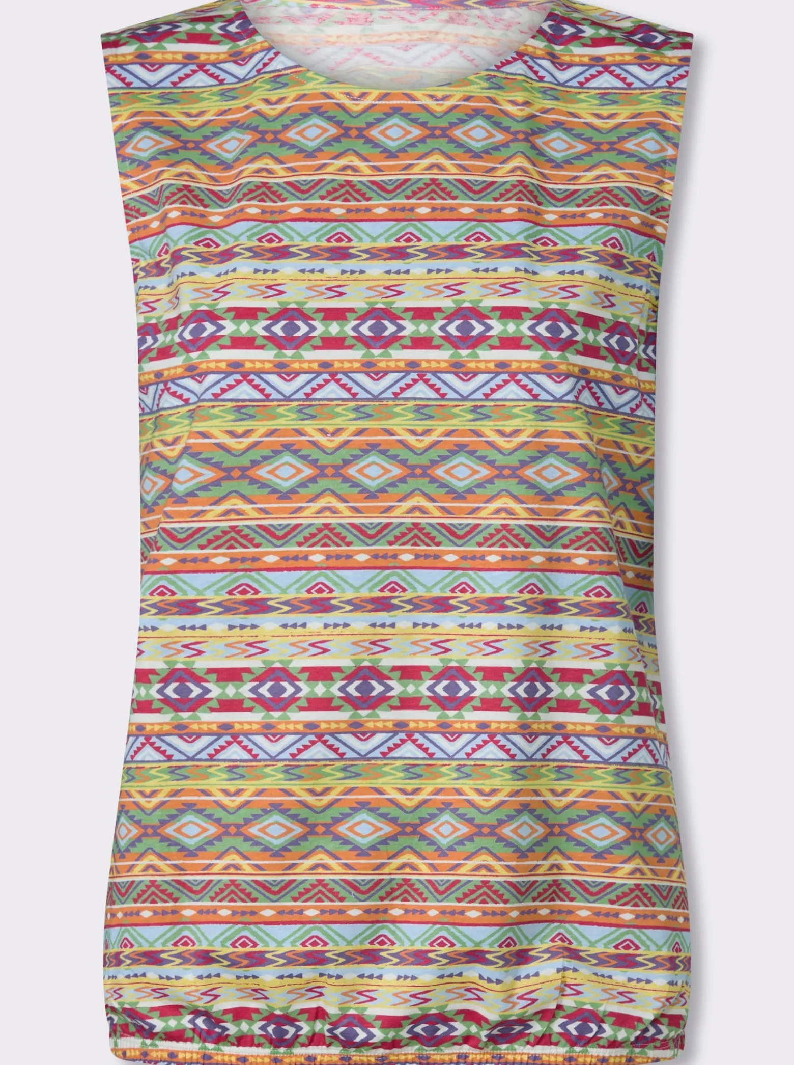 Shirttop mit Ethno-Druck