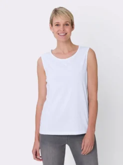 Shirttop mit Glitzer-Druck
