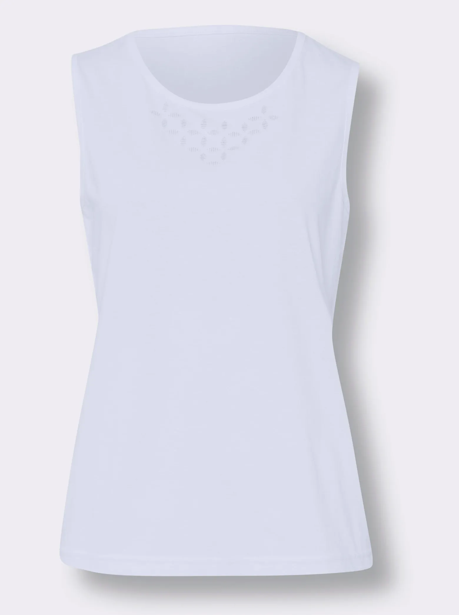 Shirttop mit Glitzer-Druck