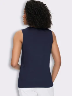 Shirttop mit herzförmigem Ausschnitt