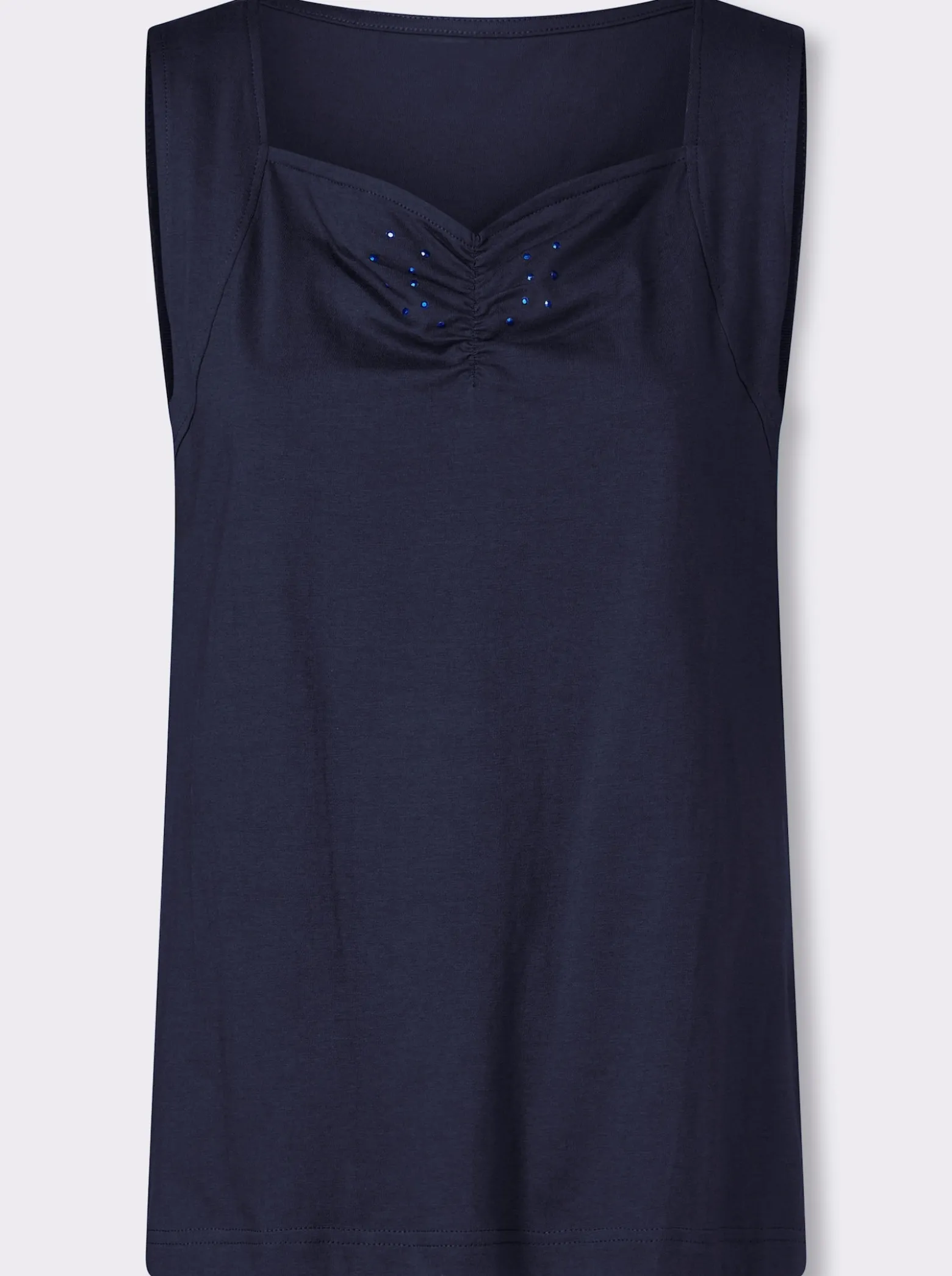 Shirttop mit herzförmigem Ausschnitt
