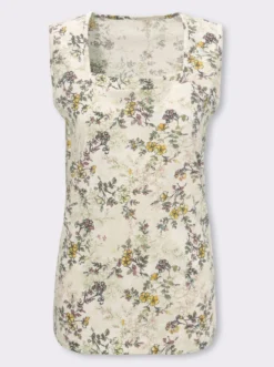 Shirttop mit Karree-Ausschnitt