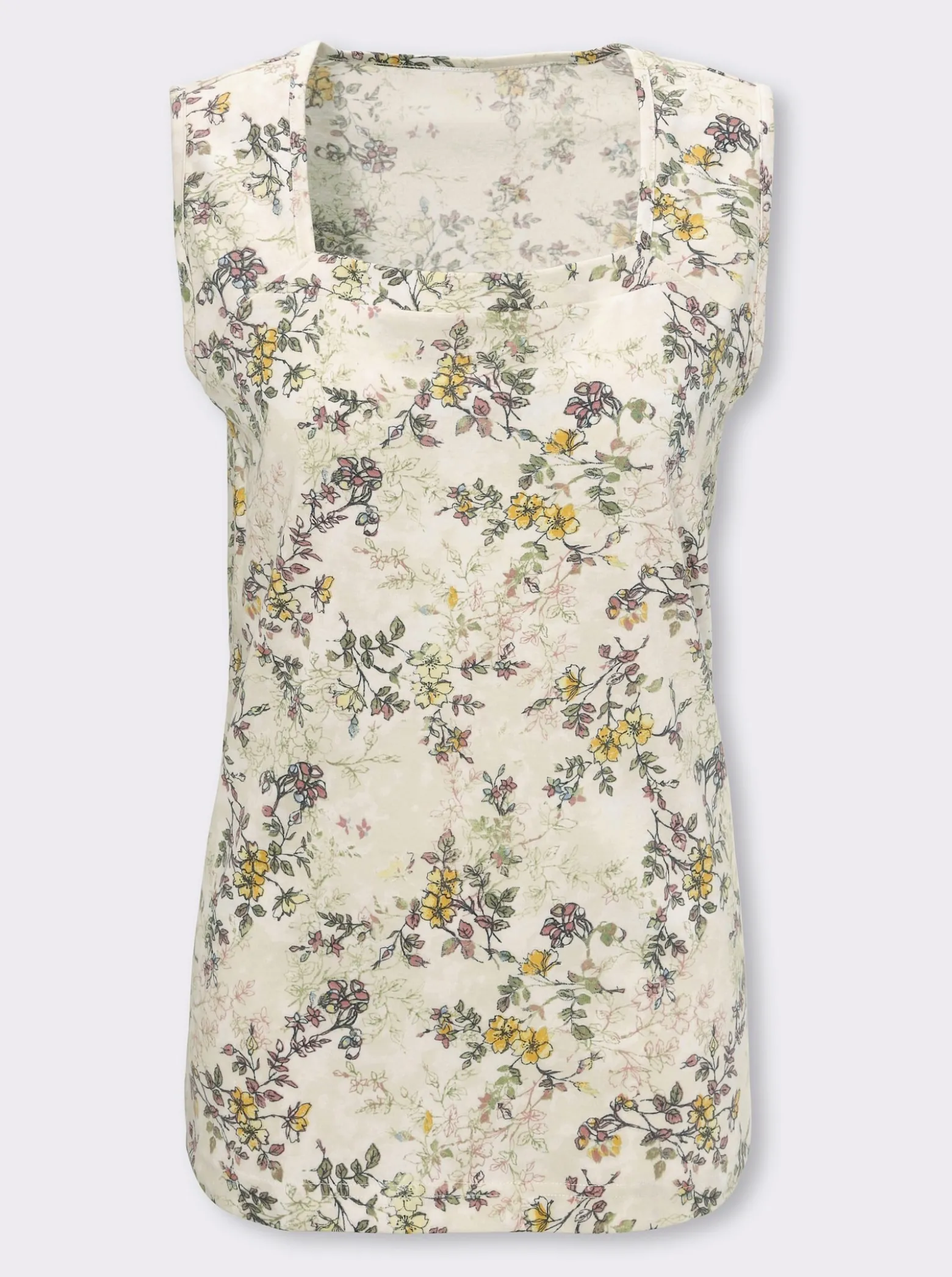 Shirttop mit Karree-Ausschnitt