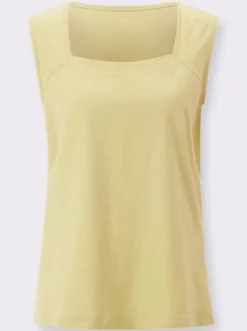 Shirttop mit Karree-Ausschnitt