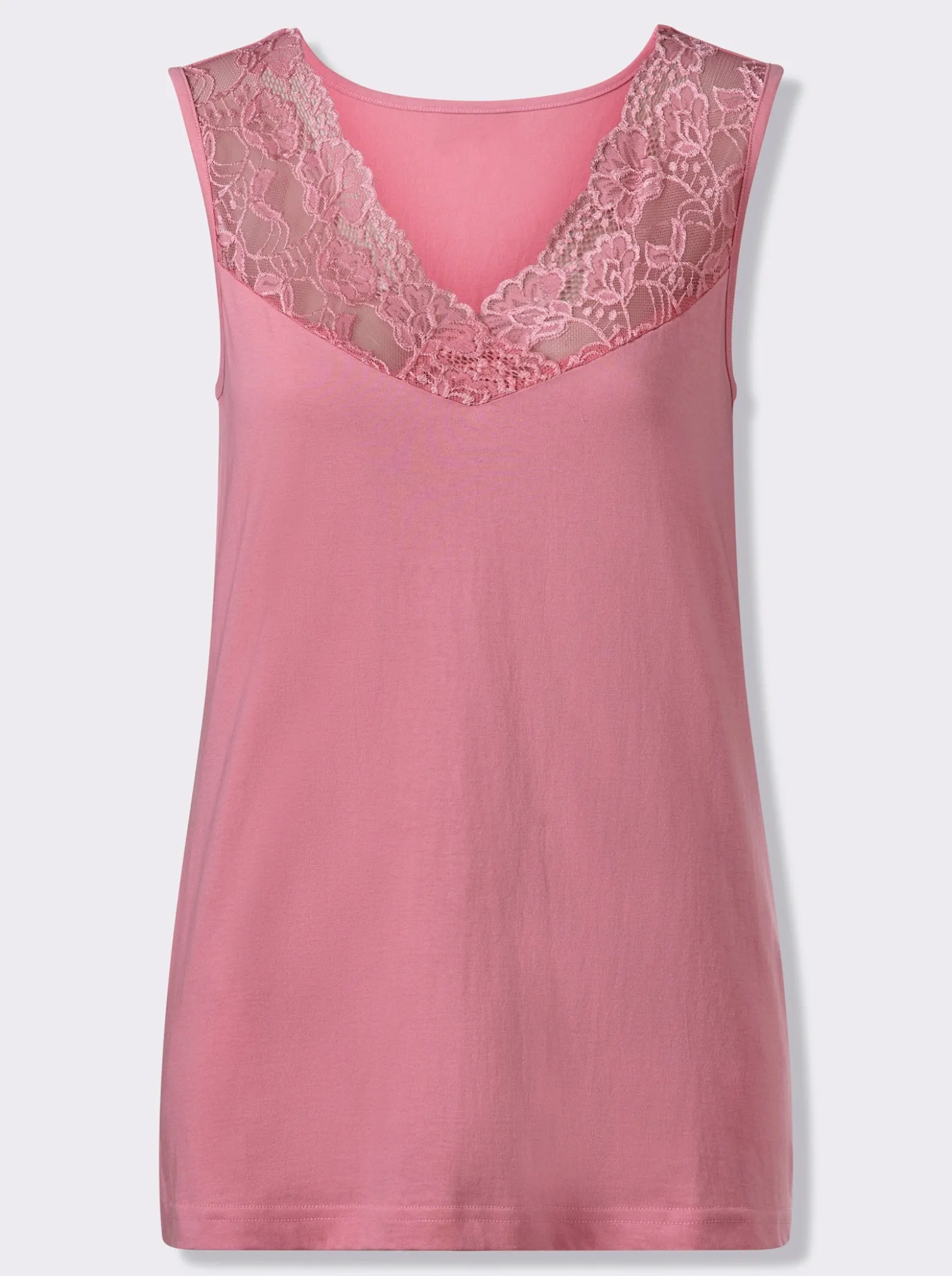 Shirttop mit Spitze