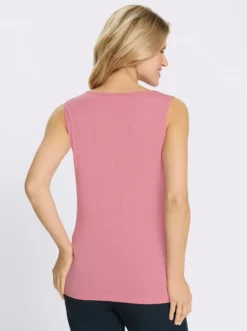 Shirttop mit Spitze