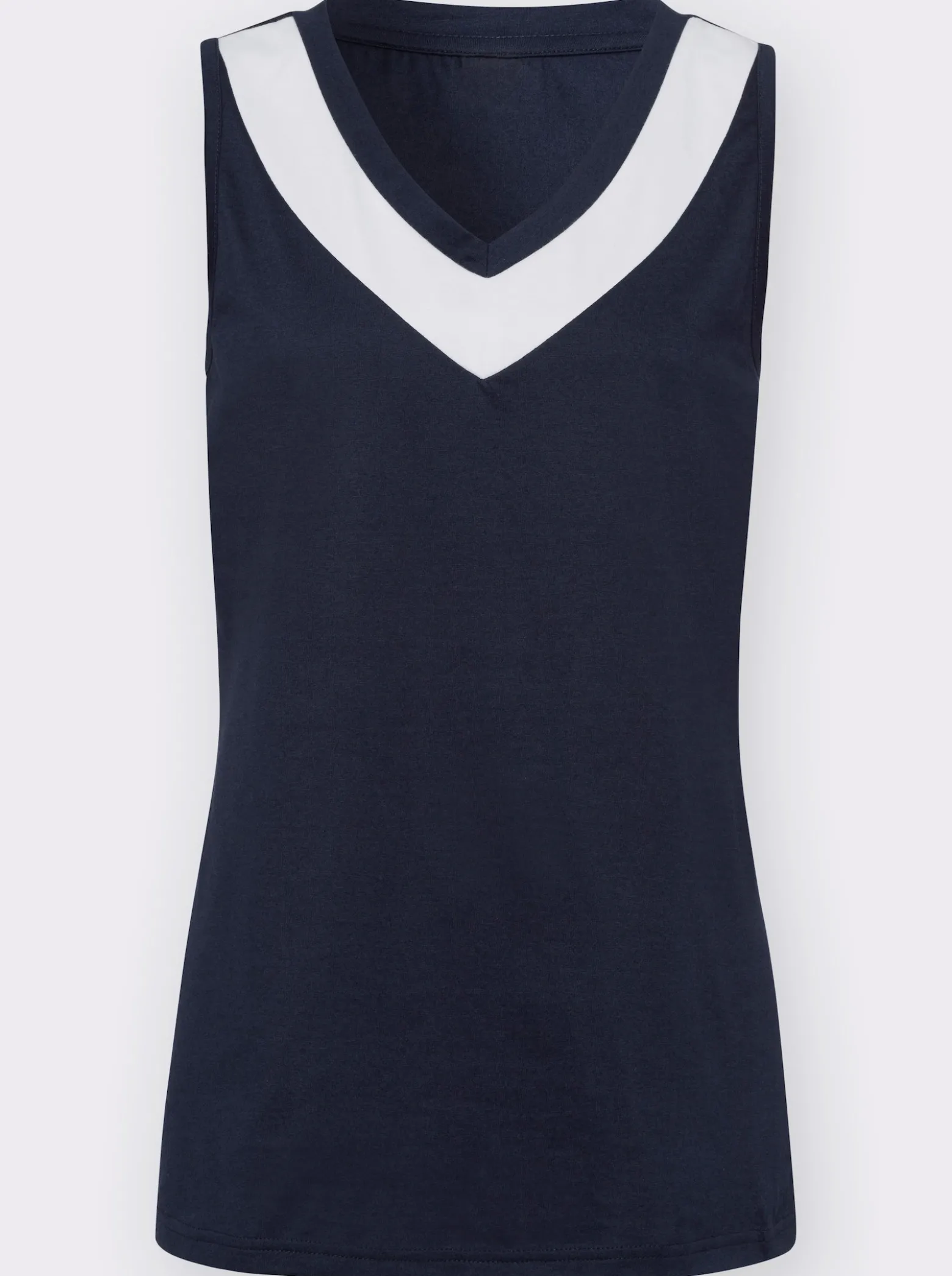 Shirttop mit V-Ausschnitt