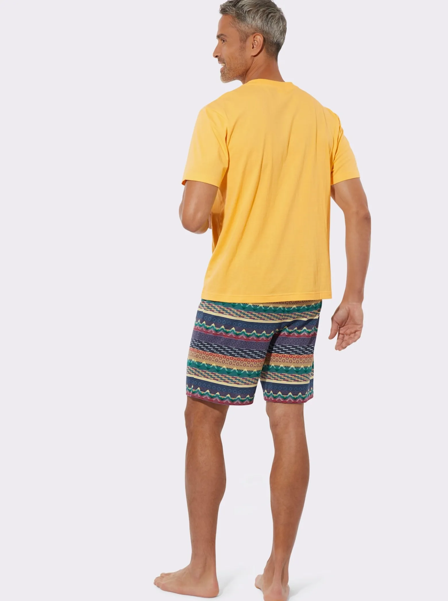 Shorty aus reiner Baumwolle