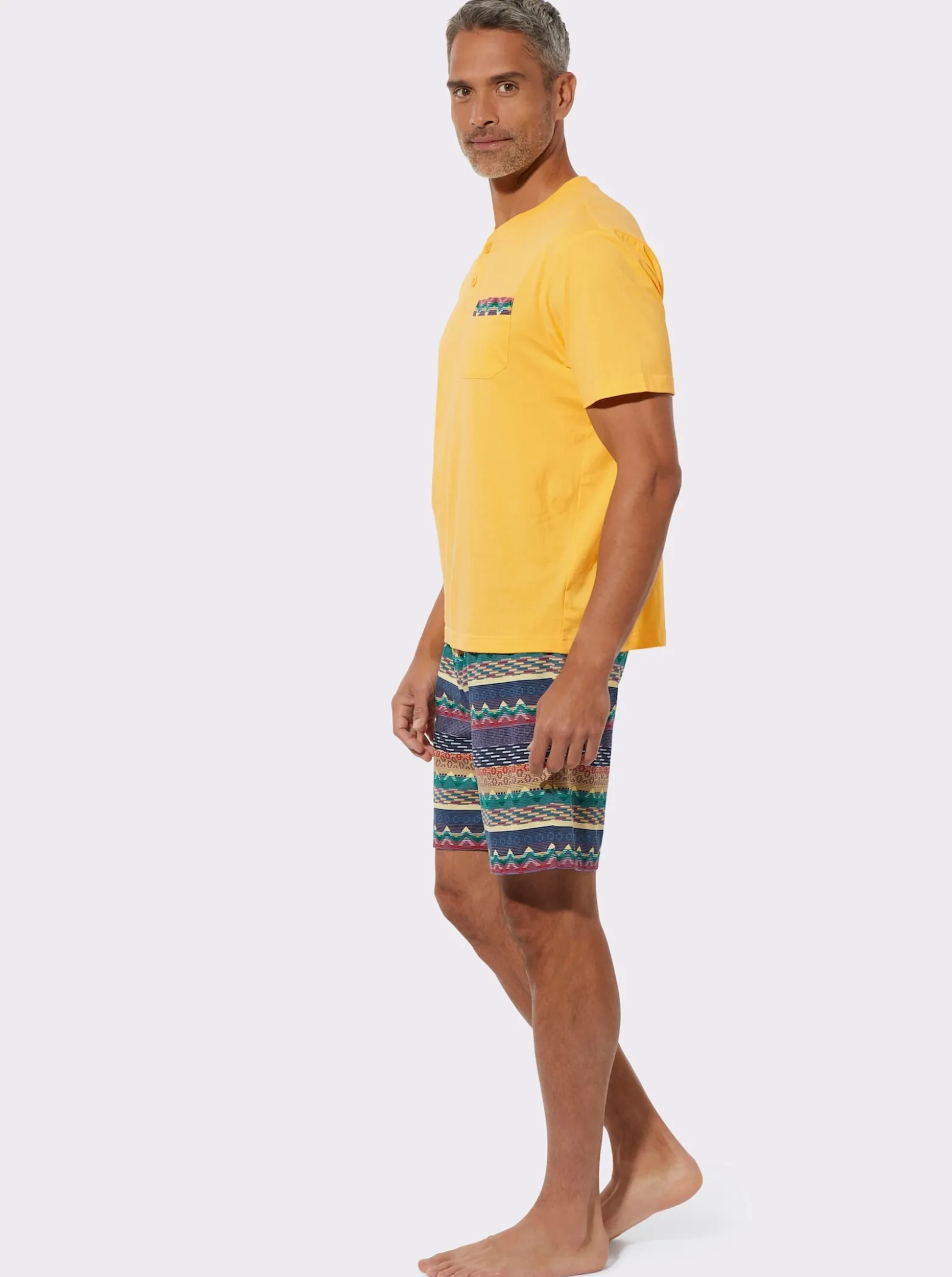 Shorty aus reiner Baumwolle