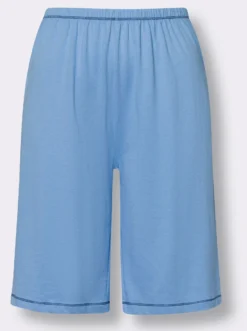 Shorty mit Blüten-Druck vorne