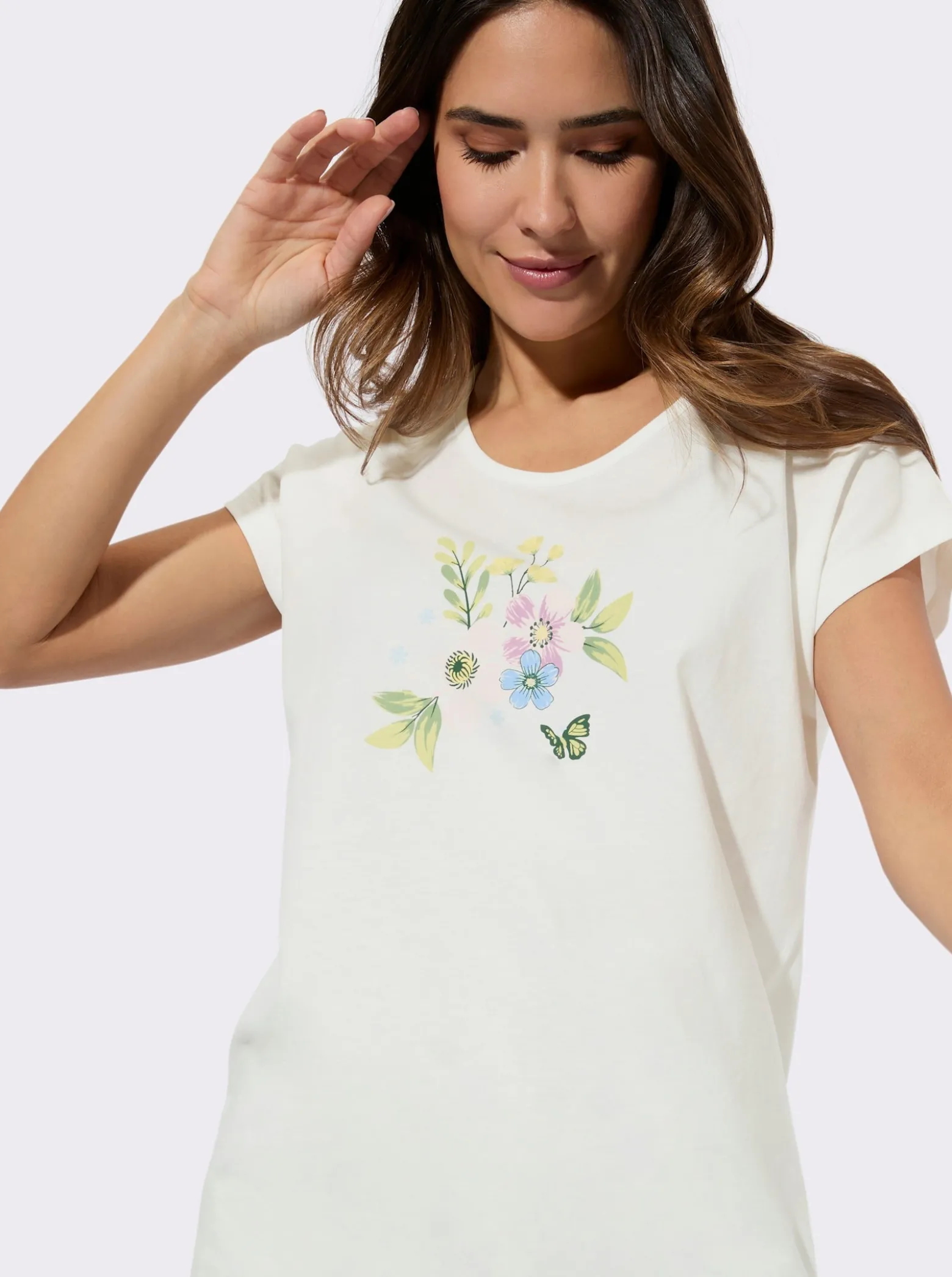 Shorty mit Blumen-Muster