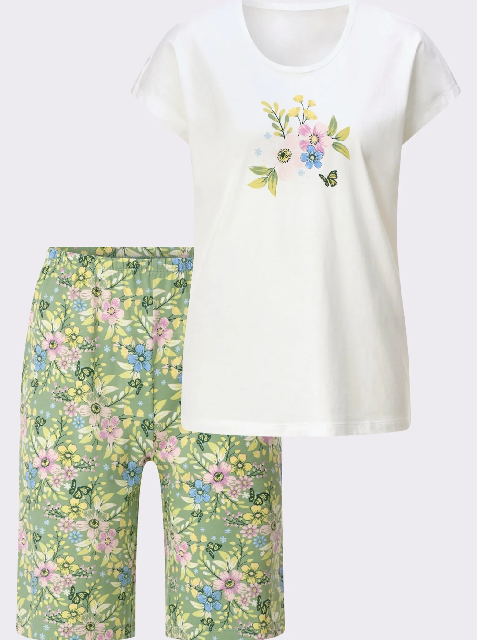 Shorty mit Blumen-Muster