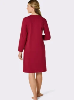Sleepshirt mit Knopfleiste
