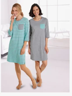 Sleepshirts im Baumwoll-Mix